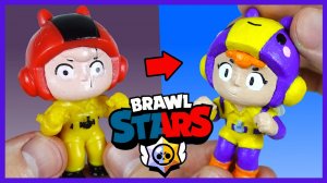 Brawl Stars. Раскрашиваем фигурки бравлеров. БЕА и КОЛЬТ из Бравл Старс. #2 Продолжение.