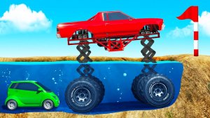 СМОЖЕТ ЛИ ТАЧКА ПРОЕХАТЬ ОГРОМНУЮ ЯМУ С ВОДОЙ В ГТА 5 ? - ЭКСПЕРИМЕНТ В GTA 5