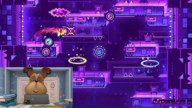 Гена проходит Limbo в Geometry Dash |  Барбоскины Геометри Даш Geometry Dash
