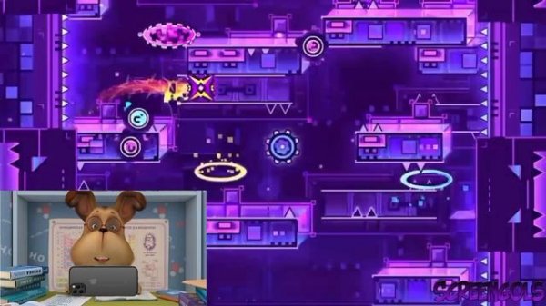 Гена проходит Limbo в Geometry dash |  Барбоскины Геометри Даш Geometry dash