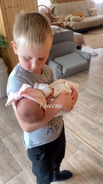 Месяц как родилась малышка  Адель❤️
#shorts