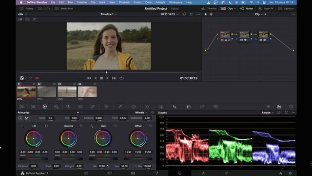 Наука о цвете Davinci YRGB [Camera RAW] + [CST] Davinci WG -﹥ ARRI ALEXA смотреть онлайн
