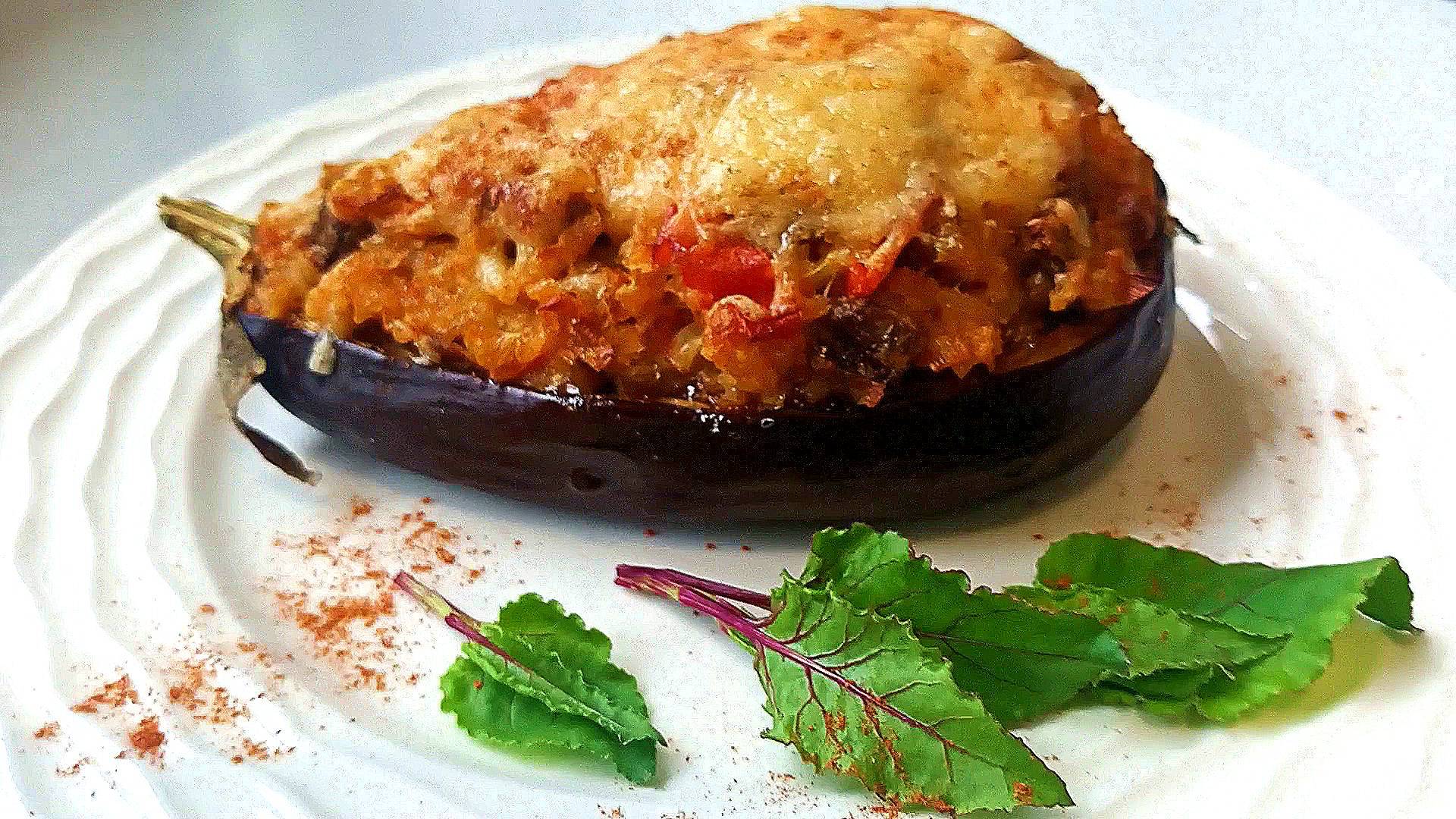 Баклажаны фаршированные Запечённые в духовке Просто Вкусно смотреть онлайн