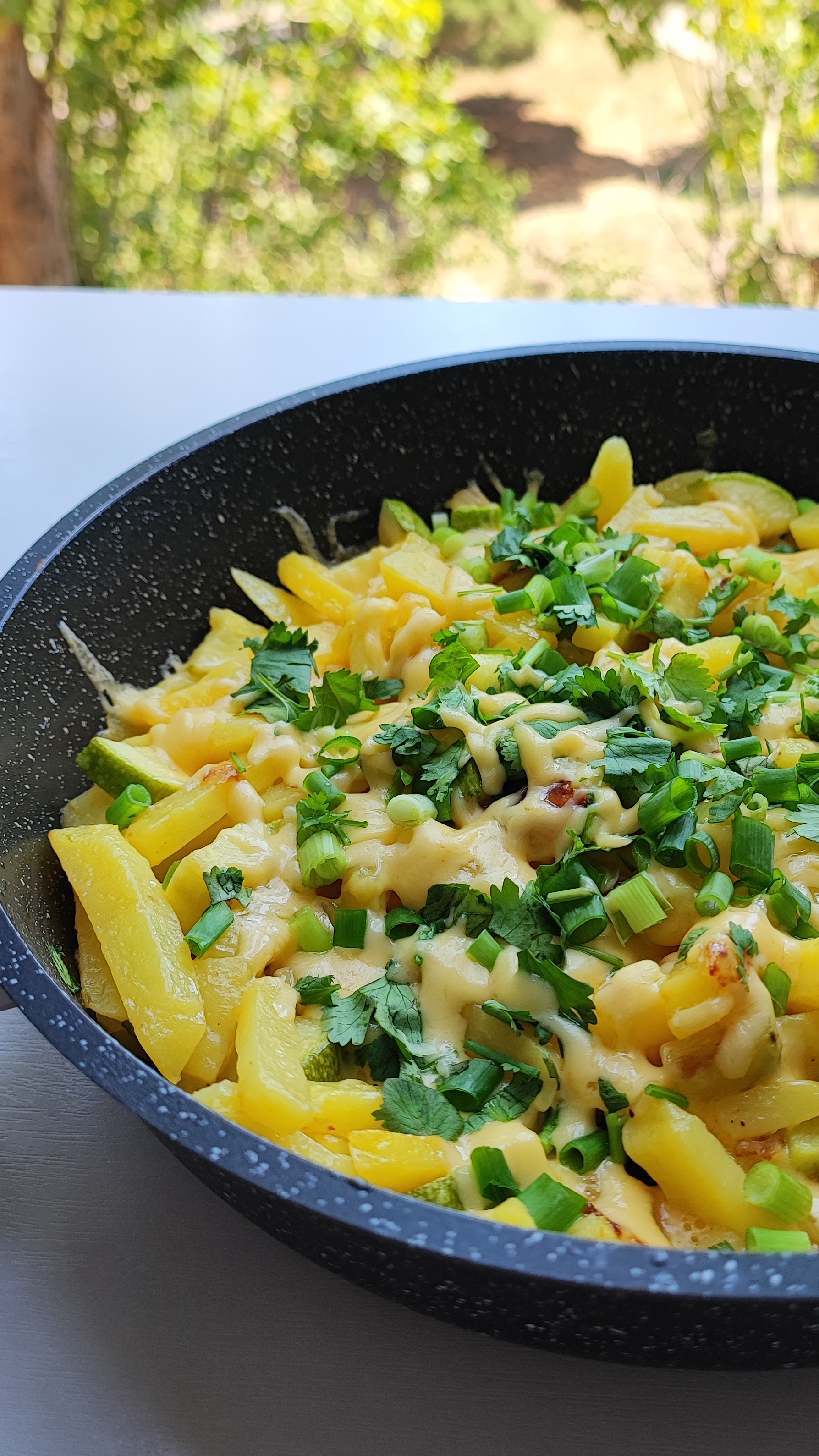 Картофель с кабачками😋