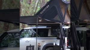 Ленд ровер дефендер палатка на крыше кемпинг на природе Land Rover Defender автокемпинг