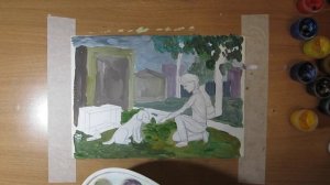 Урок ИЗО  «Сопереживание» 2 часть,4 кл.