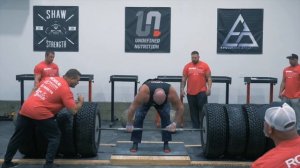 Мировой рекорд по становой тяге! 550 кг