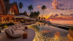 Закатный Джаз у Моря | Спокойная Музыка для Отдыха и Релакса