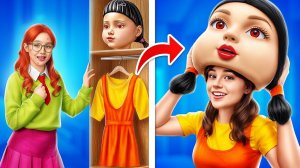 Преображение из ботанши в куклу из Игры в Кальмара! Как стать Куклой из Игры в Кальмара!