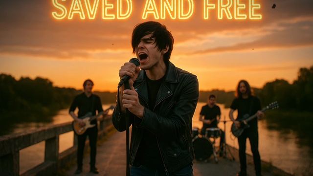 SAVED AND FREE [Uplifting chorus, EDM, Emo]