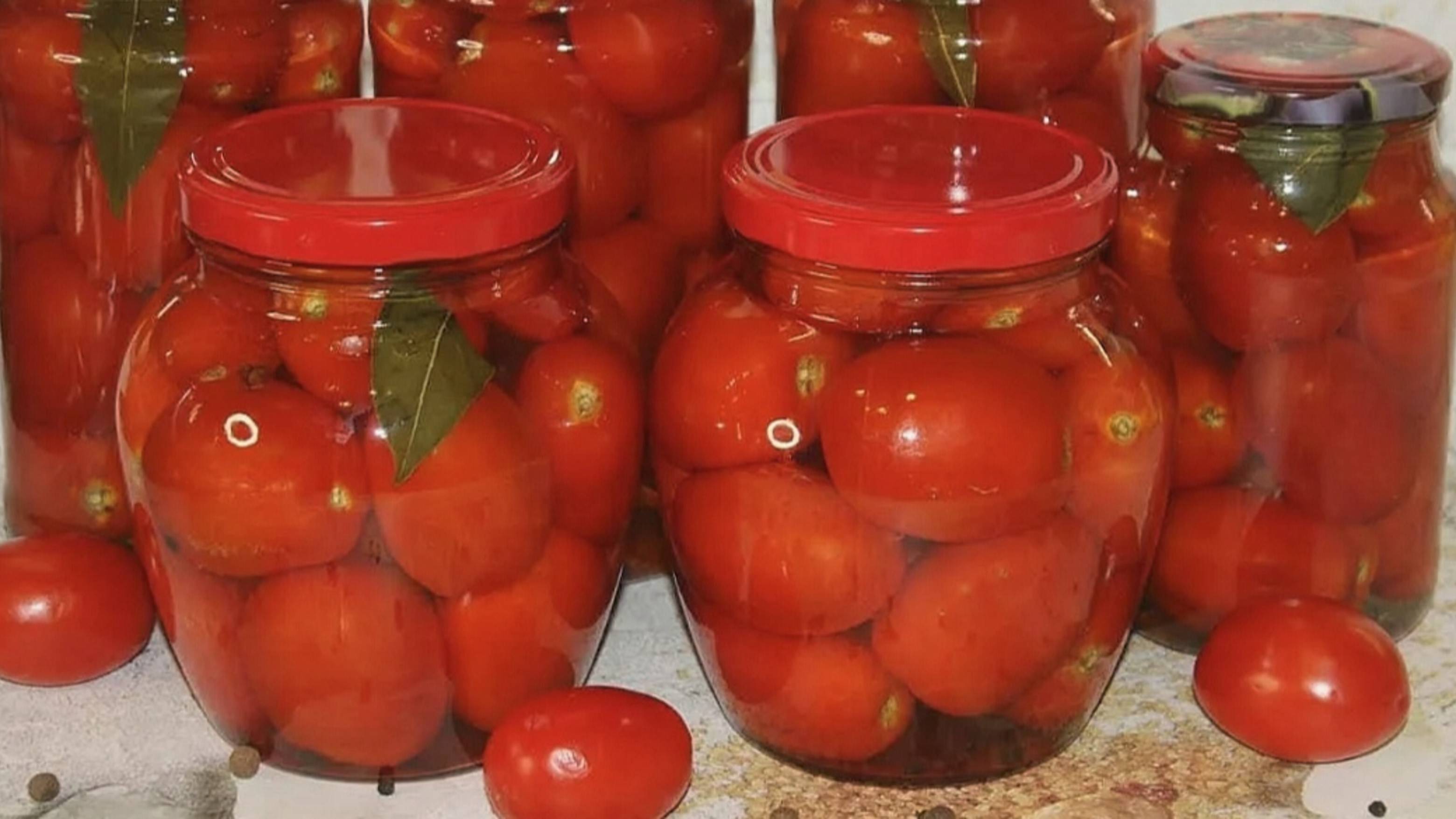 СЛАДКИЕ МАРИНОВАННЫЕ ПОМИДОРЫ 🍅 смотреть онлайн