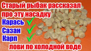 Лови по Холодной Воде! Насадка на Карася Карпа Леща Супер Рыболовная насадка