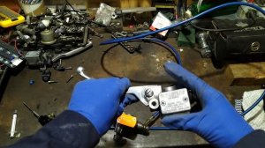 Как сделать гидравлический барабанный тормоз на мопед/Гидравлический выжим сцепления