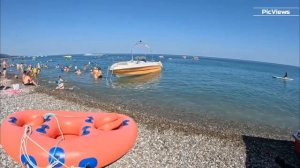 Сочи Лазаревское пляж Морская звезда сегодня 28 июля 2025. Море и погода в Лазаревском сейчас.