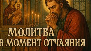 Молитва в момент отчаяния