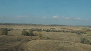 Петров Вал - Волгоград - вид из окна поезда (железные дороги России).