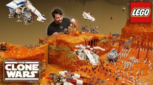 Building Geonosis in 9 minutes! LEGO Star Wars MOC Timelapse