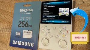 Игры для Anbernic RG35XXPro на готовой карте памяти 256gb, сборка 11955 ретро игр под ключ