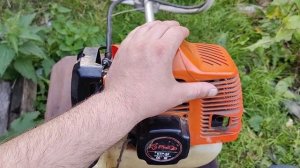 триммер бензокосилка мотокоса дымит из глушителя причина