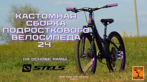Кастомная сборка подросткового велосипеда на раме STELS navigator 430 Ростов-на-Дону/YASTREB CASTOM