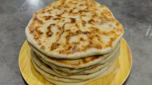 Хычины с мясом на сковороде / Готовлю сочные хычины с мясом на мягком тесте и сухой сковороде