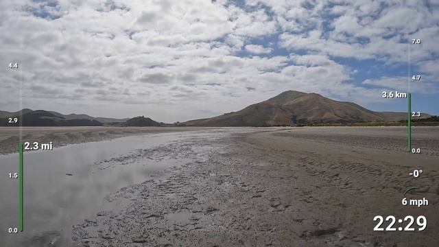 Virtual Running Videos Treadmill Workout Scenery  Allans Beach Low Tide Run