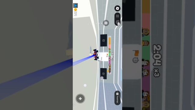 Играю в роблокс бег по паркуру с другом