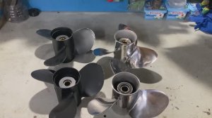 Ходовые испытания стальных и алюминиевых  винтов