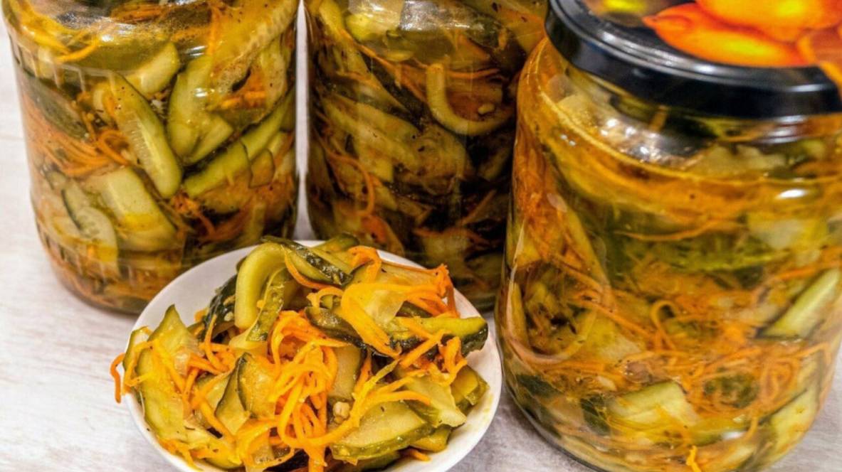 Огурцы по-корейски на зиму .Вкуснее еще не пробовала. смотреть онлайн