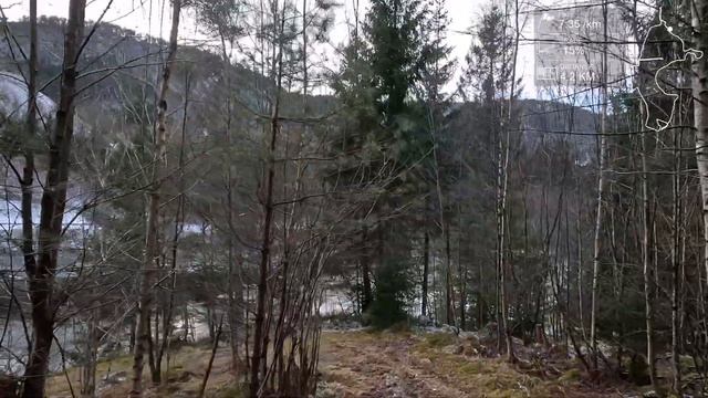 Virtual Run On Open Winter Fields Nature Scenery Trail Running Video For Treadmill