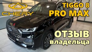 Отзыв владельца Chery Tiggo 8 PRO MAX / Чери Тигго Про МАКС отзыв.