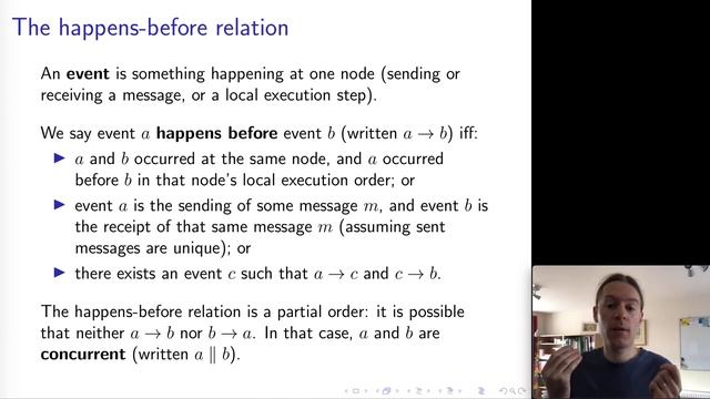 Distributed Systems 3.3： Causality and happens-before смотреть онлайн