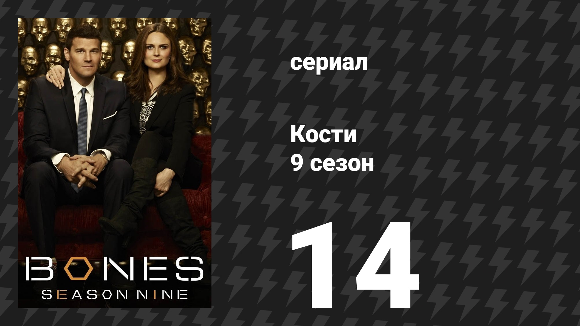 Кости 9 сезон 14 серия «Учитель в мусоре» (сериал, 2013) смотреть онлайн