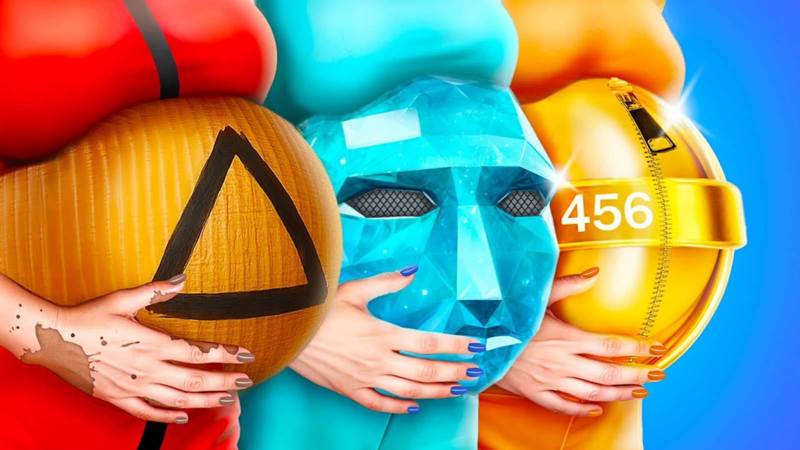 Я родился в Игре в Кальмара! Бедный vs богатый vs гига богатый! смотреть онлайн