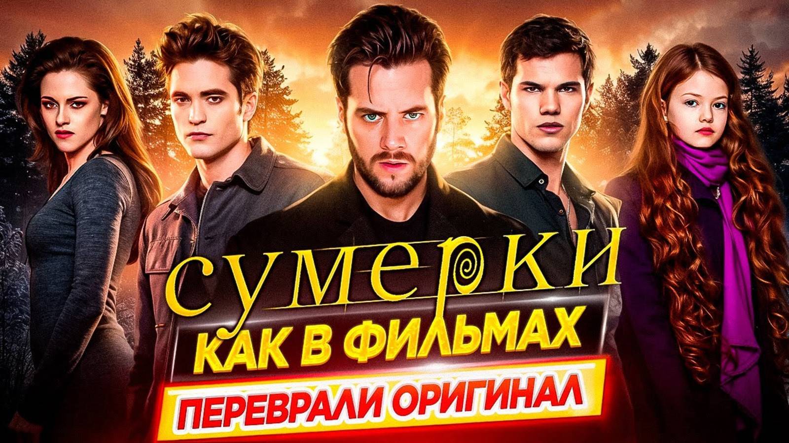 СУМЕРКИ. ВСË БЫЛО ПО-ДРУГОМУ / Как в фильмах переврали оригинал // ДКино смотреть онлайн