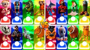 МЕГАМИКС БАЛЕРИНА КАПУЧИНО 🆚 КАПУЧИНО АССАСИНО 🆚 ДРУГИЕ БРЕЙНРОТ МЕМЫ | Tiles Hop №53-56