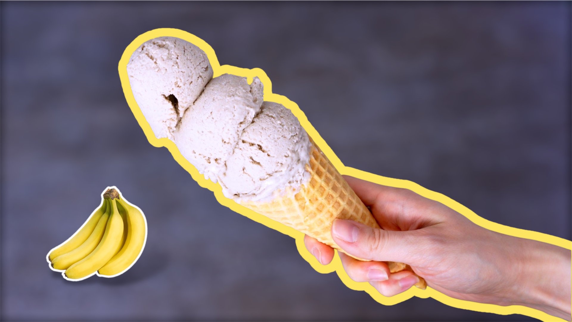 Банановое мороженое без сливок и мороженицы — всё уже есть в холодильнике!