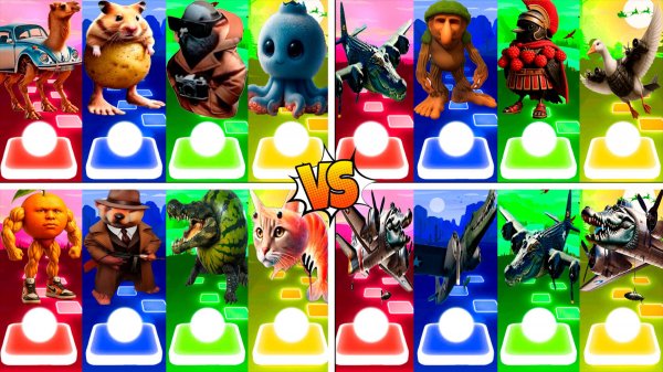 МЕГАМИКС ШПИОНИРО ГОЛУБИРО 🆚 БЛУБЕРРИ ОКТОПУСИНИ 🆚 ДРУГИЕ БРЕЙНРОТ МЕМЫ | Tiles Hop №93-96