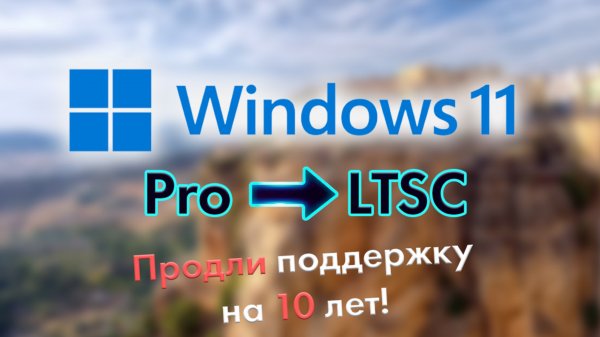 Как сделать Windows 11 LTSC из обычной Windows 11?