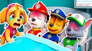 ВСЯ КОМАНДА ЩЕНЯЧИЙ ПАТРУЛЬ ЗАБОЛЕЛА ЧТО СЛУЧИЛОСЬ в МАЙНКРАФТ