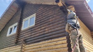 Пескоструйная очистка дома от старой краски 220м² +79152806403