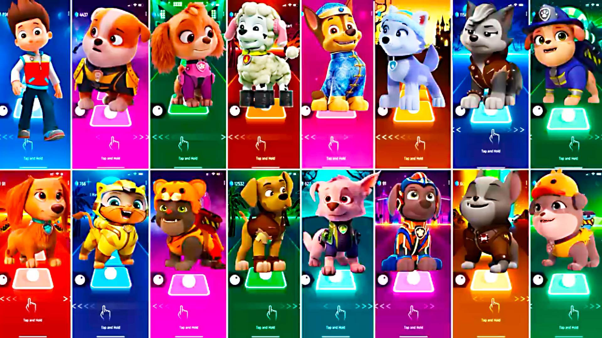 Paw Patrol All Video Megamix RYDER VS RUBBLE VS SKYE VS MARSHALL VS CHASE VS EVEREST смотреть онлайн