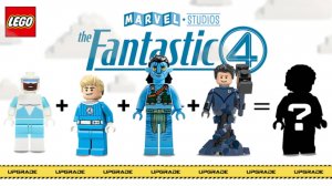 💭УЛУЧШЕНИЕ Upgrade Lego MARVEL Minifigures Fantastic Four  Фигурок по Фантастической четверке.