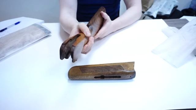 ИЖ 27 приклад и цевье стар образца орех