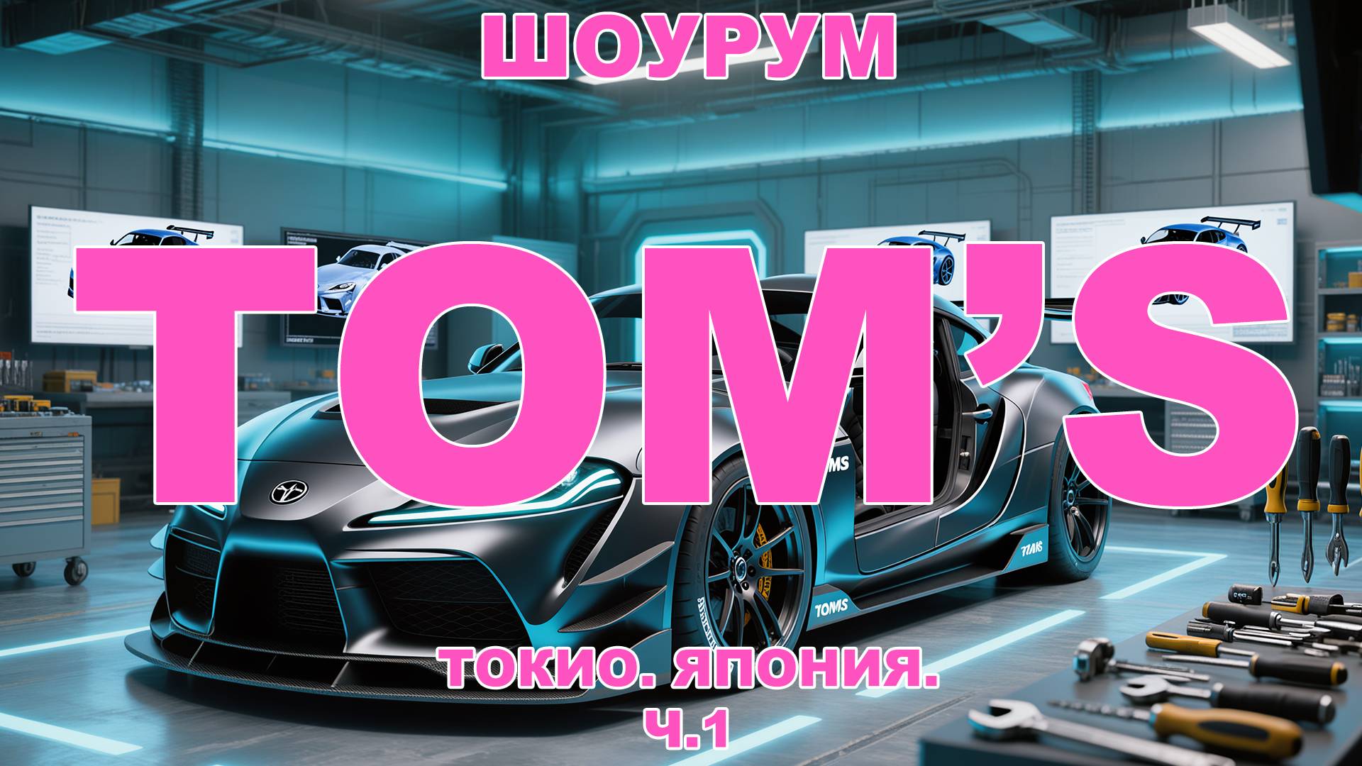 Япония. Токио. Шоурум TOM'S\TOYOTA\GAZOO RACING Часть 1. смотреть онлайн