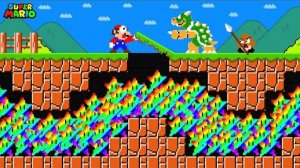 МАРИО СТАЛ БЕССМЕРТНЫМ! 🌈 БЕСКОНЕЧНАЯ РАДУЖНАЯ ЗВЕЗДА ДЕЛАЕТ ЕГО НЕУЯЗВИМЫМ!