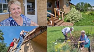 НАКОРМИЛИ КУРОЧЕК АРБУЗОМ, НАЧАЛИ КОПАТЬ ЧЕСНОК.