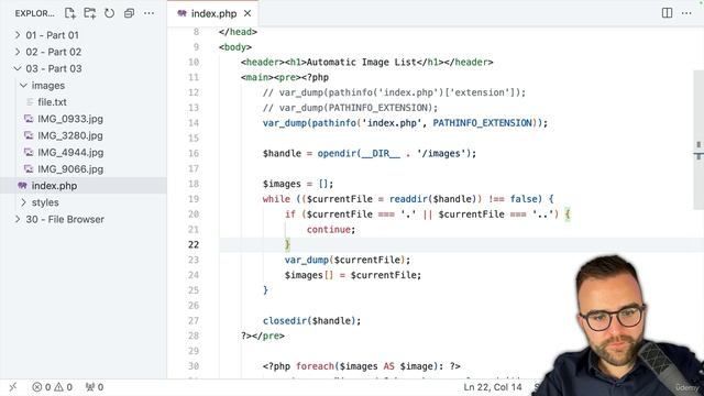 12-04. The `pathinfo` Function Extract File