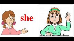 English for children. Personal pronouns