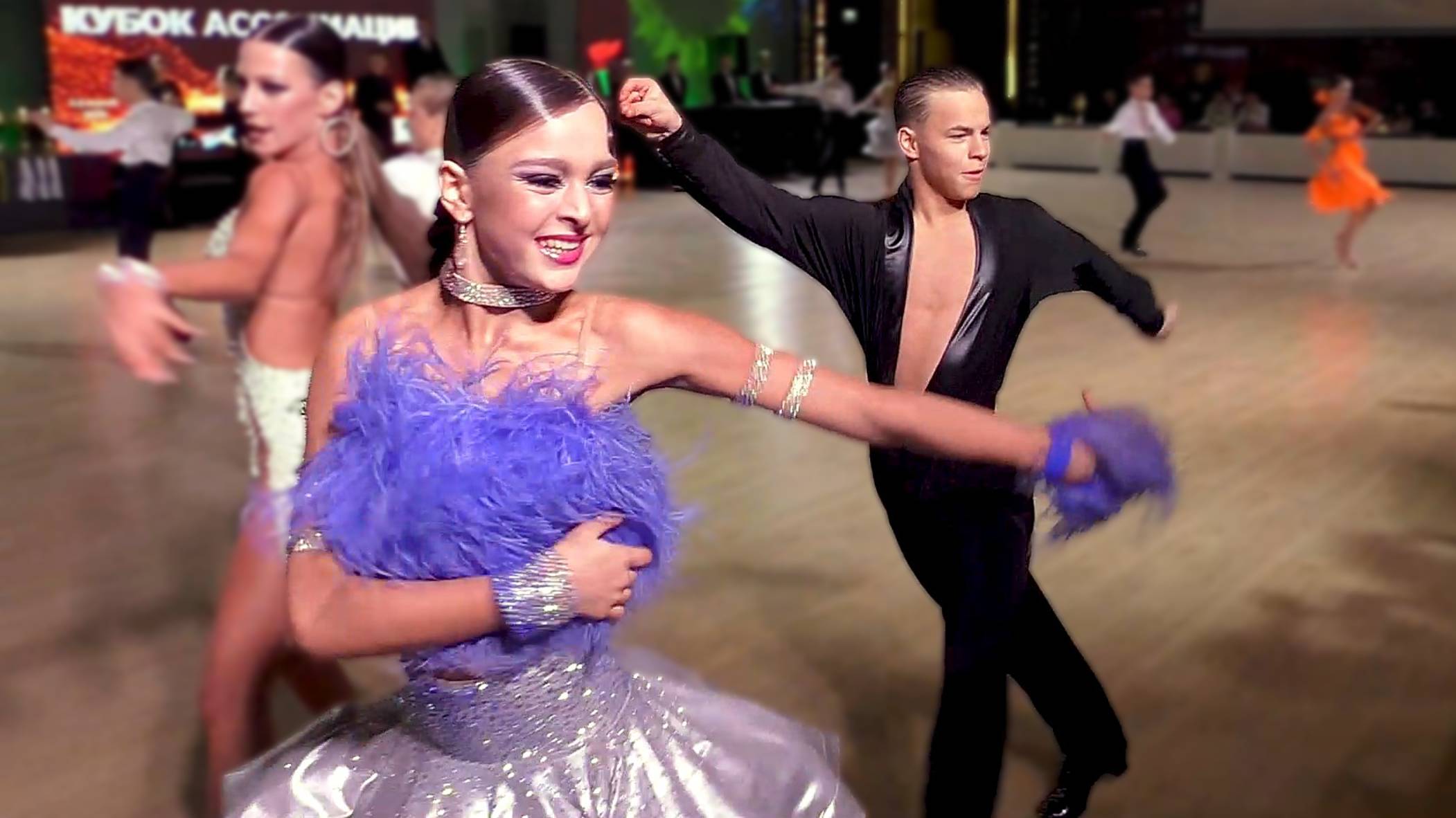 Юниоры-2 - Open La финал: ча-ча-ча, самба, румба, пасодобль, джайв. Кубок ассоциации 2025 года смотреть онлайн